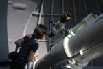 太陽望遠鏡で太陽観察